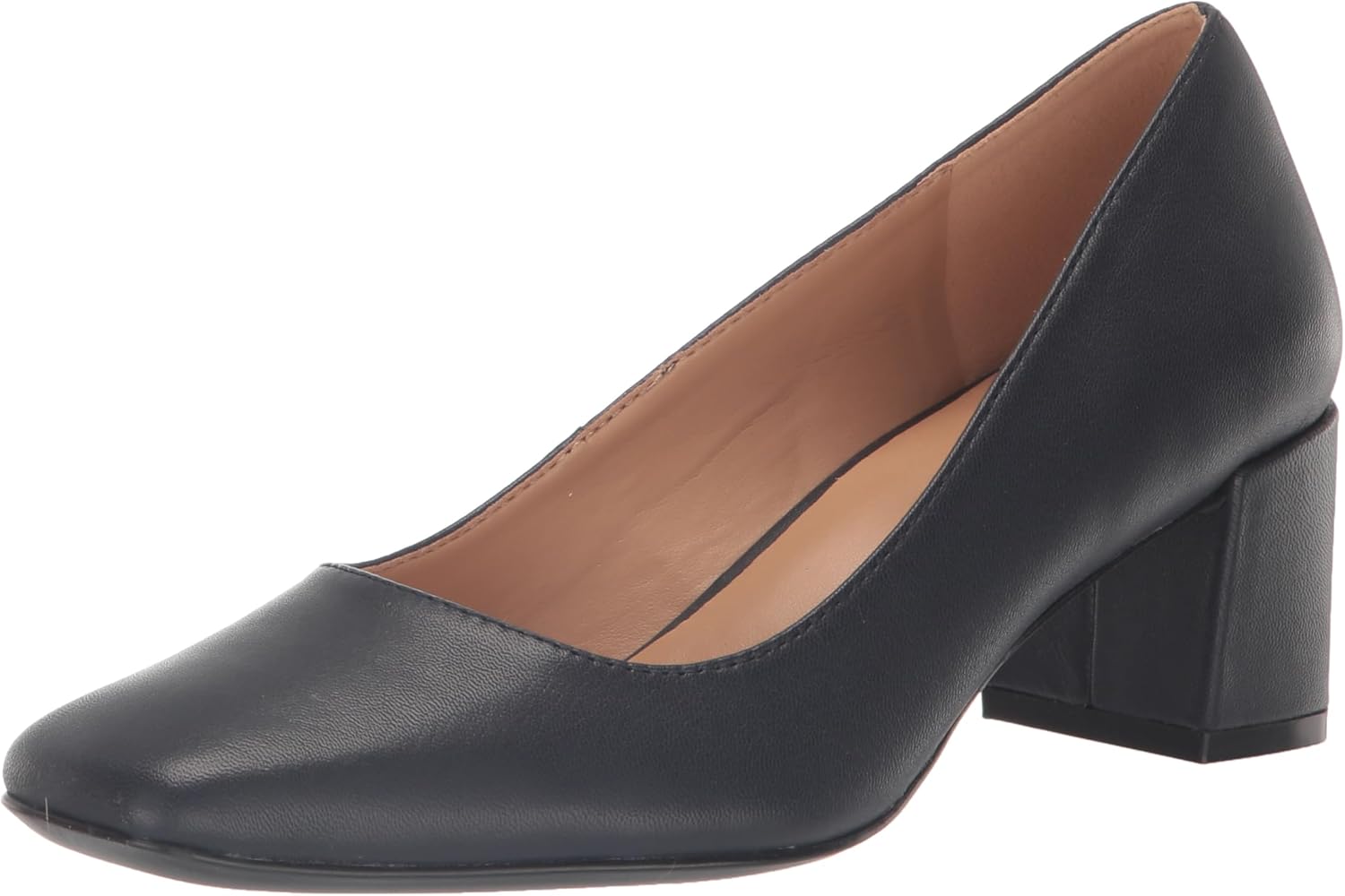 Naturalizer Womens Karina Low Block Heel Square Toe Pumps