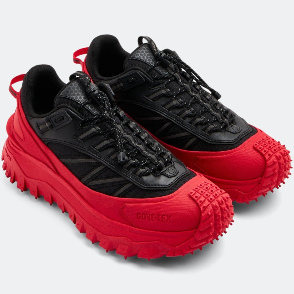 Moncler Men's Red Trailgrip GTX Low Top Trainers