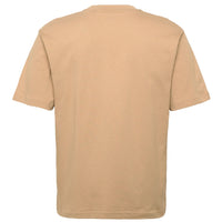 Hugo Men's Didove Graphic Print Short Sleeve Tee, Medium Beige