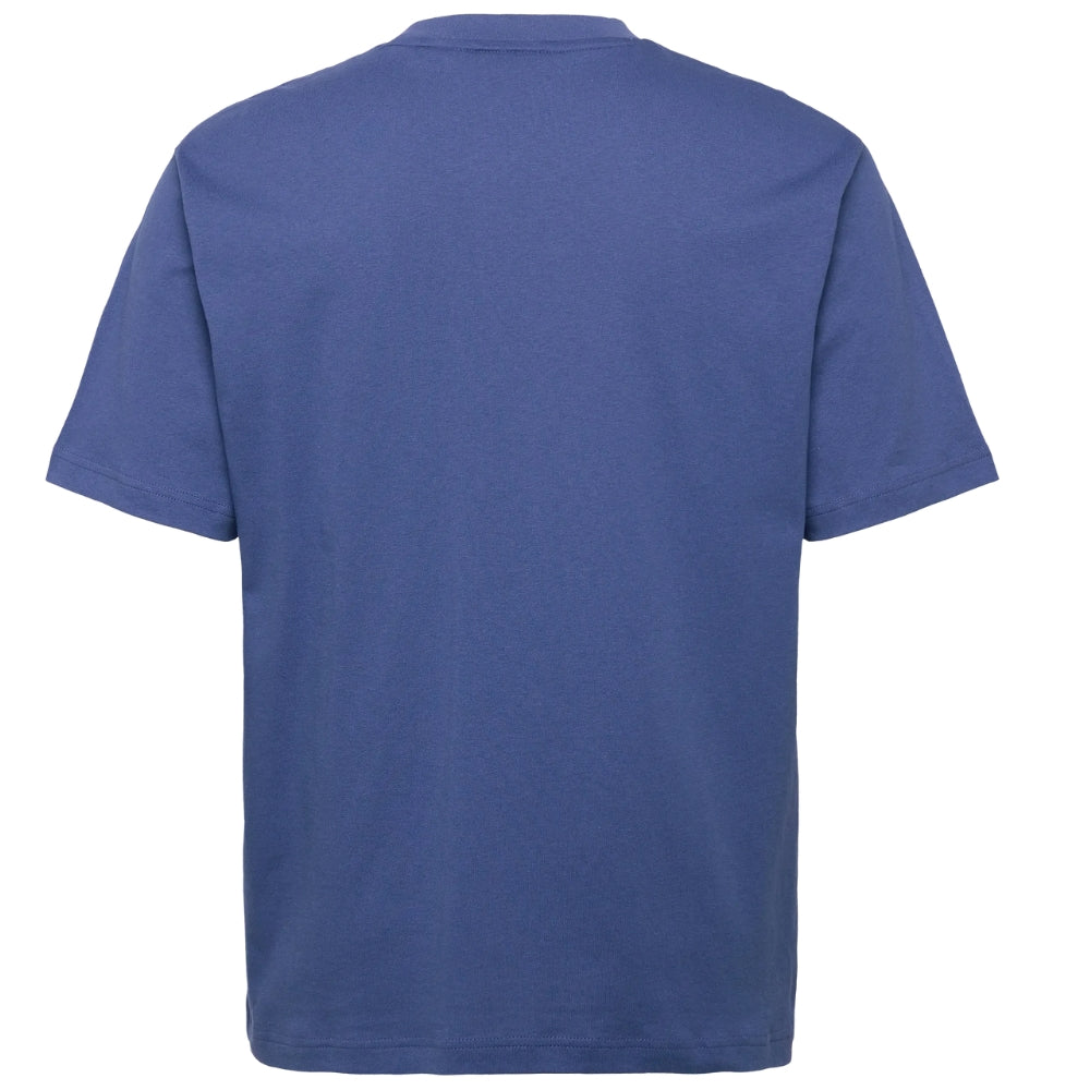 Hugo Men's Didove Graphic Print Short Sleeve Tee, Medium Blue