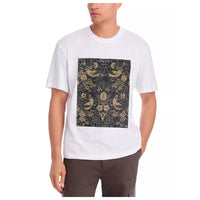 Hugo Men's Dipasly Graphic Print Short Sleeve T-Shirt, White