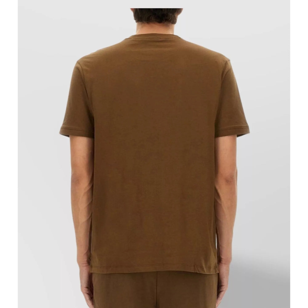 Hugo Men's Diragolino 212 Crew Neck Tee, Medium Brown