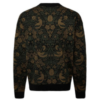 Hugo Men's Sorris Relaxed Fit Tapestry Sweater, Black