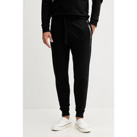 Hugo Boss Men's Authentic Cotton Terry Tracksuit Pants, Black