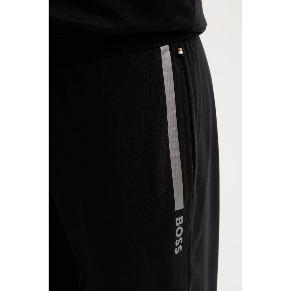 Hugo Boss Men's Authentic Cotton Terry Tracksuit Pants, Black