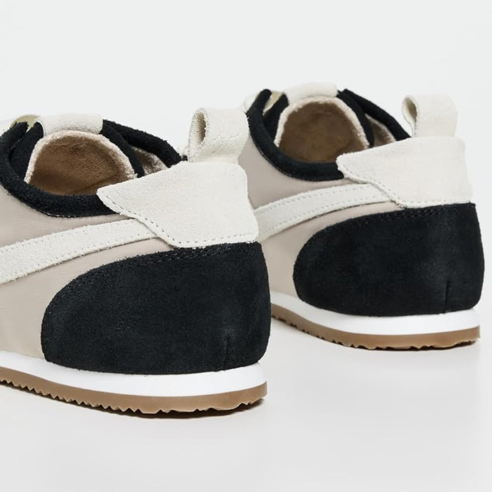 Free People Women's Ace Tennis Sneakers, Black/Oyster Combo