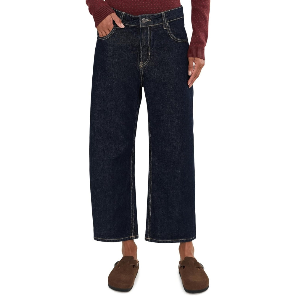 Free People Women's Deep Trance Dropped Boyfriend Jean, Rinse