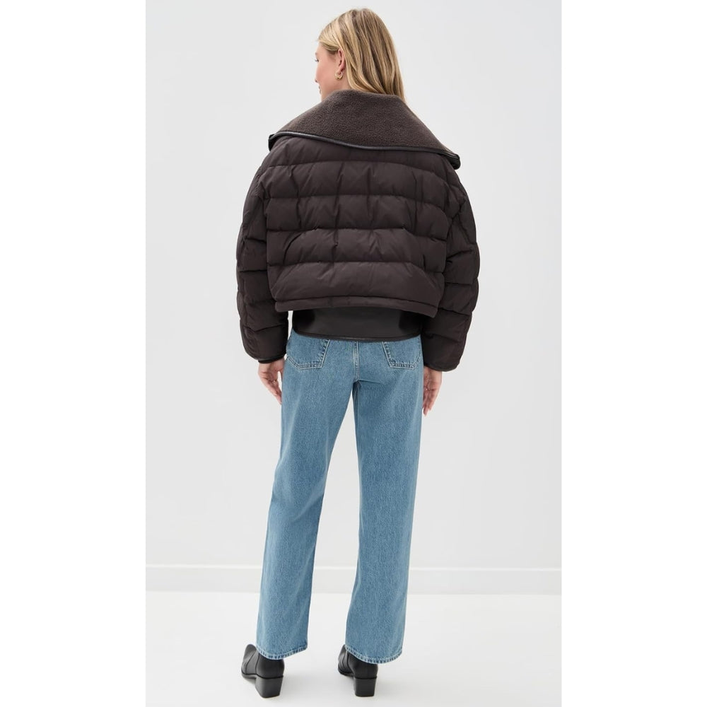 rag & bone Women's Gloria Puffer Jacket, Brown