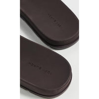 Tory Burch Women's Buckle Slides, Dark Cocoa
