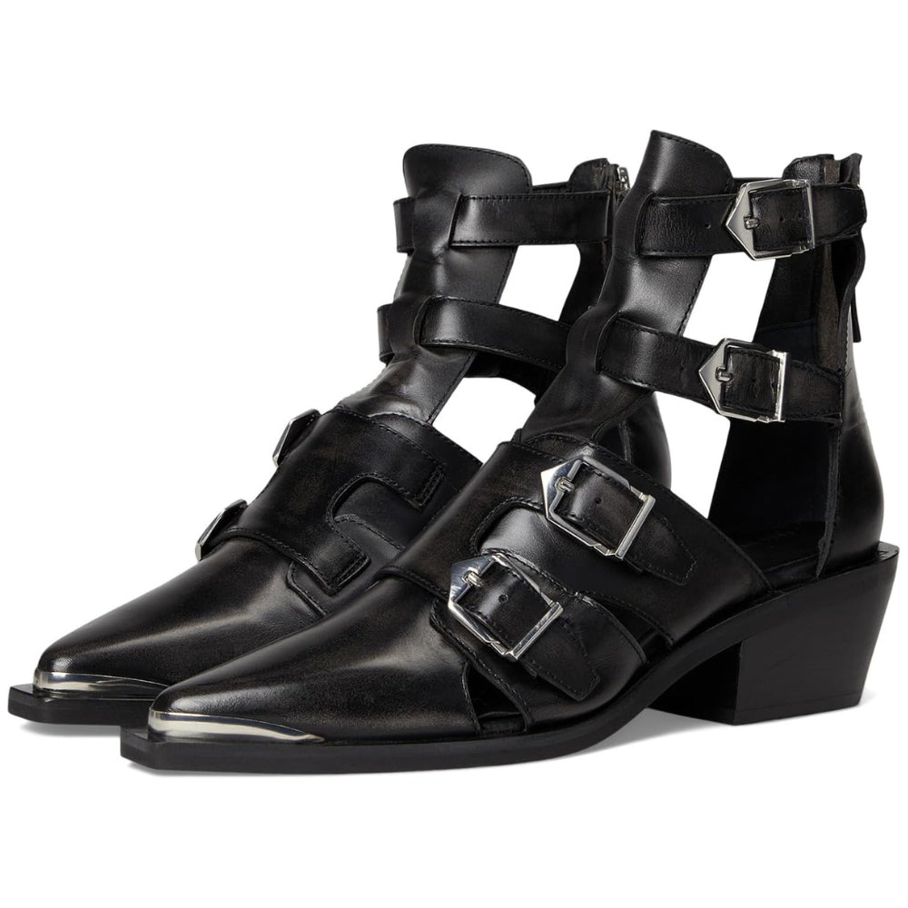 Free People Women's Helen Hybrid Boot, Black Leather