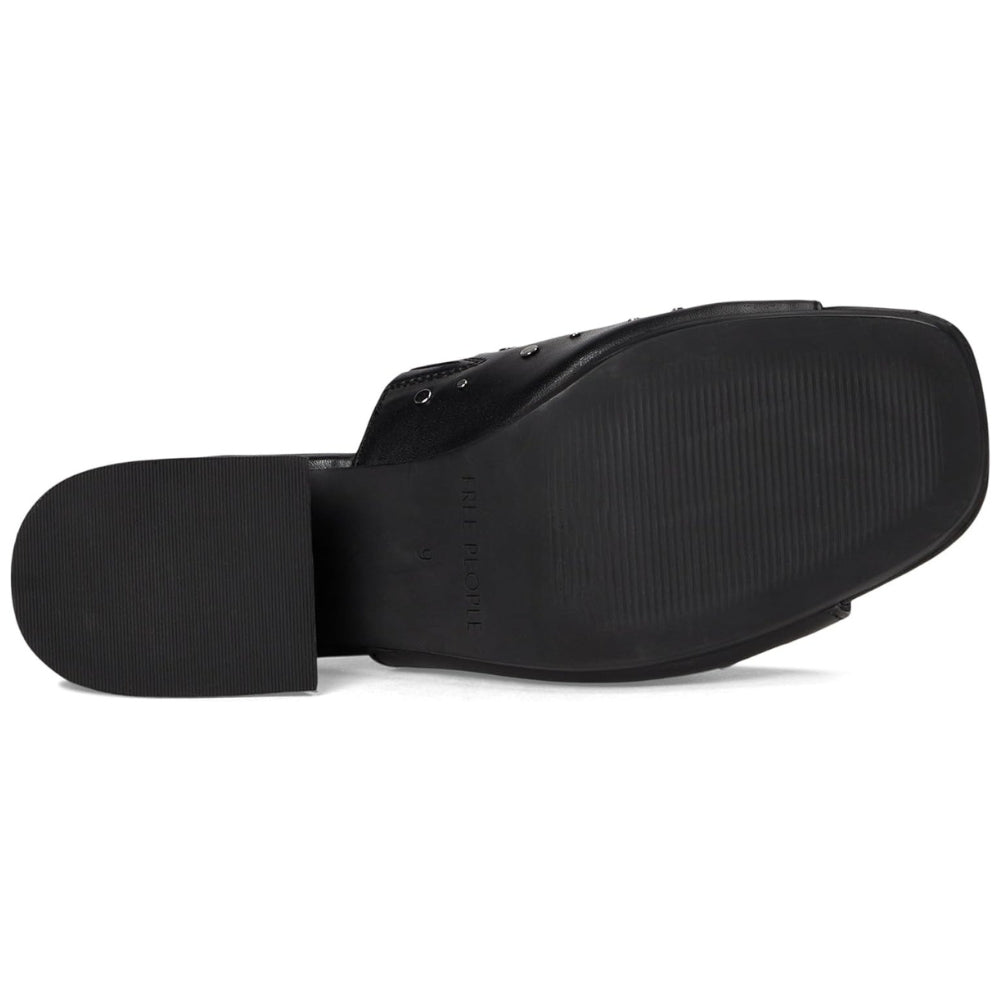 Free People Women's Mirage Mules, Black Leather