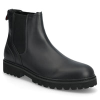 Hugo Men's Draven Leather Chelsea Boot, Black