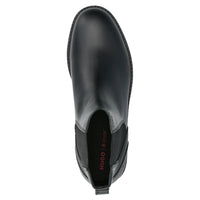 Hugo Men's Draven Leather Chelsea Boot, Black