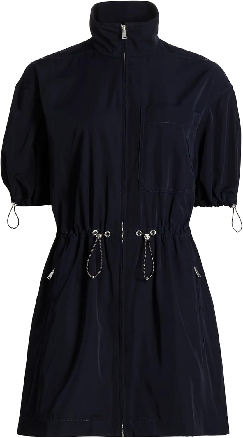 Veronica Beard Women's Akerman Zip-Front Mini Dress, Navy