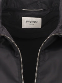 Saint Laurent Men Water-Repellent Nylon Parka