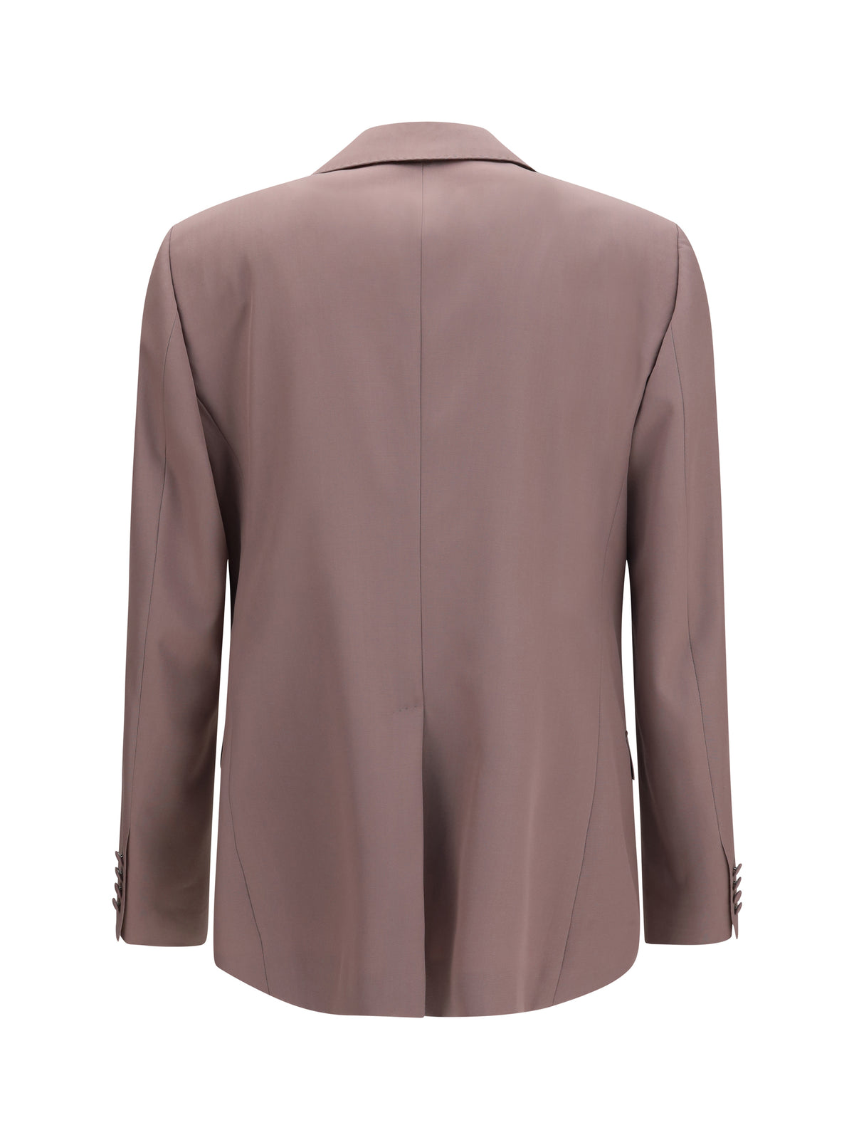 Dolce & Gabbana Men Single-Breasted Wool Poplin Jacket