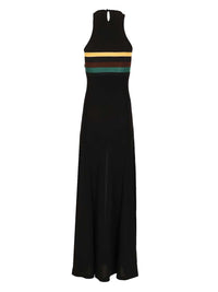 SAINT LAURENT Saint Laurent Women Striped Jersey Crepe Tank Dress