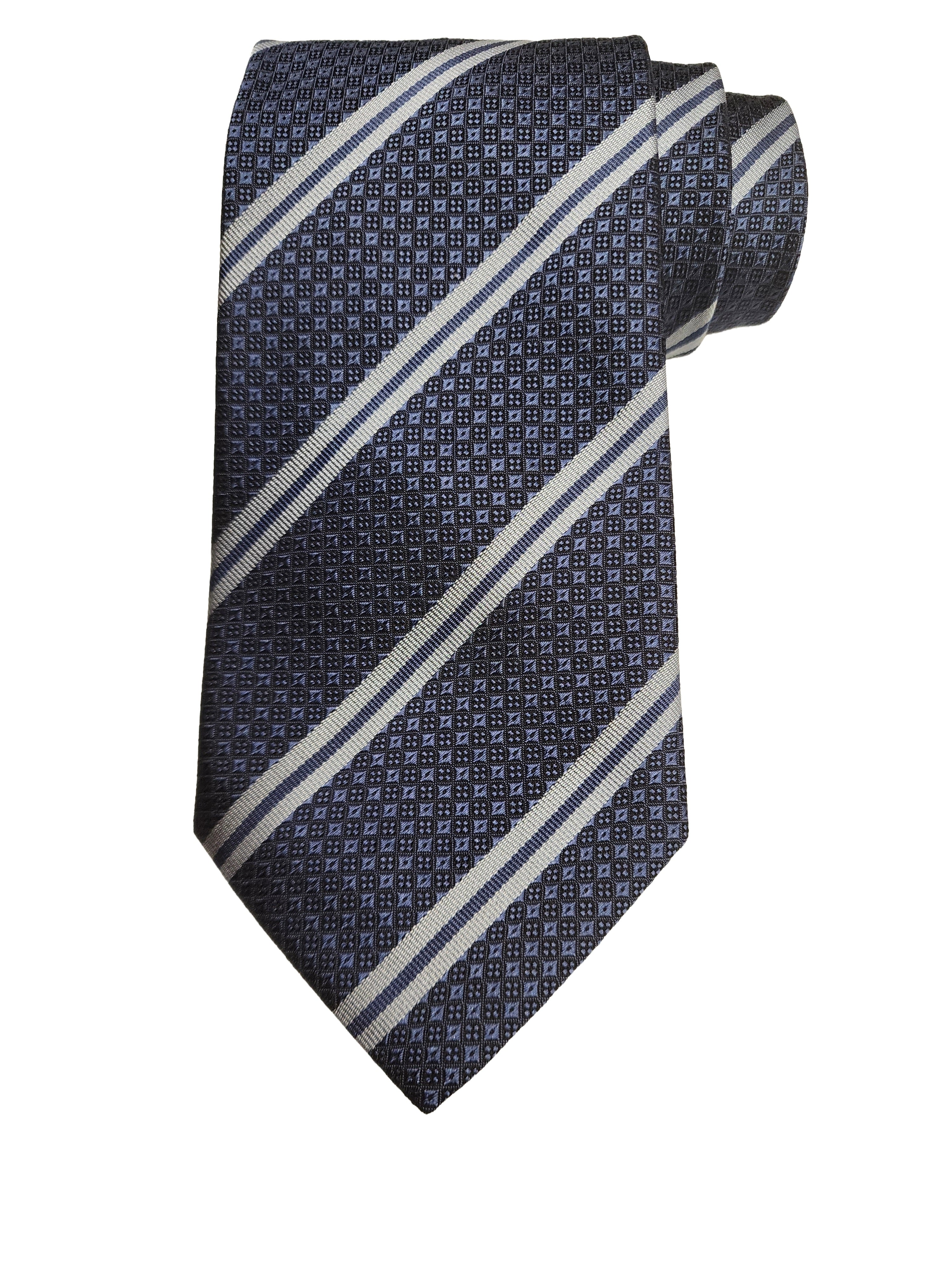 Etro Men's Jacquard Paisley Print Silk Neck Tie, Blue