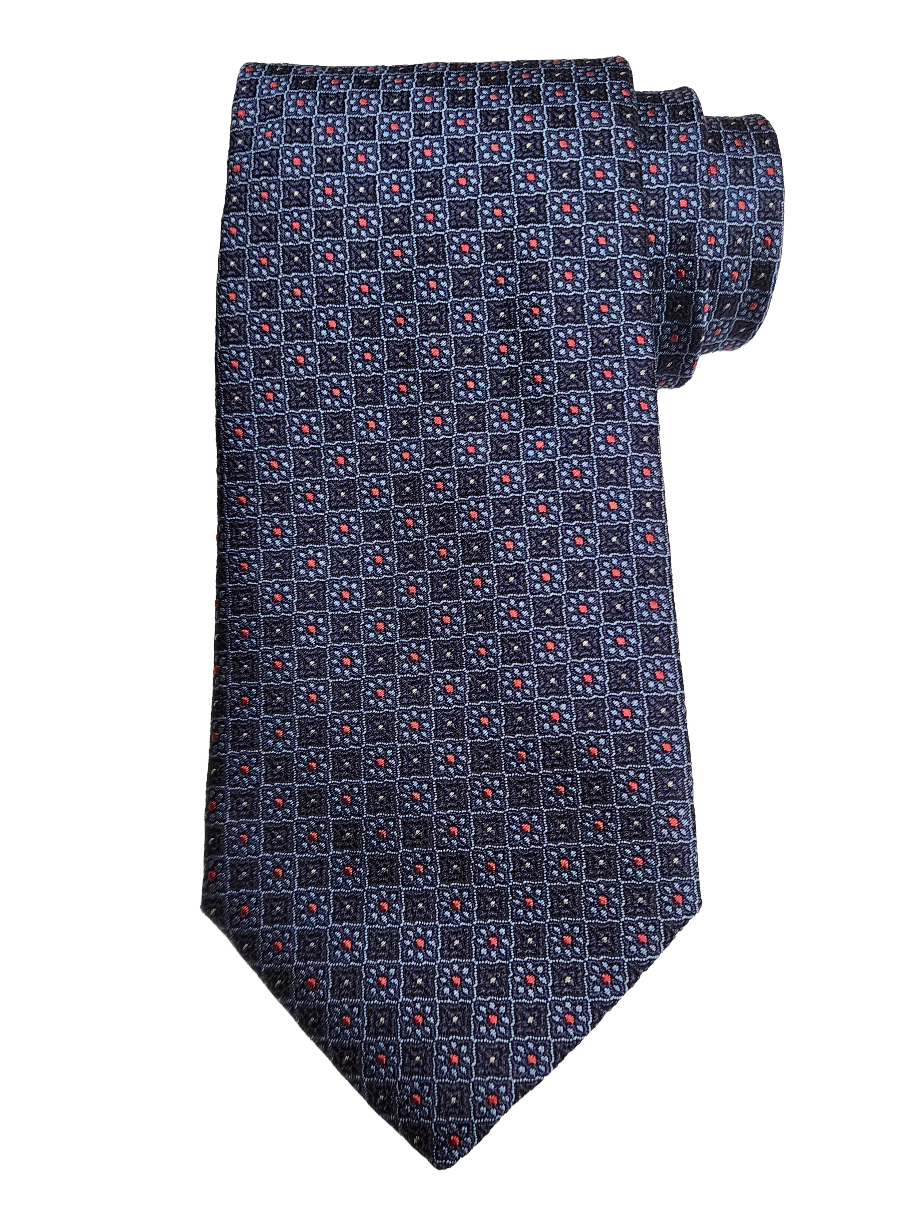 Etro Men's Jacquard Paisley Print Silk Neck Tie, Blue