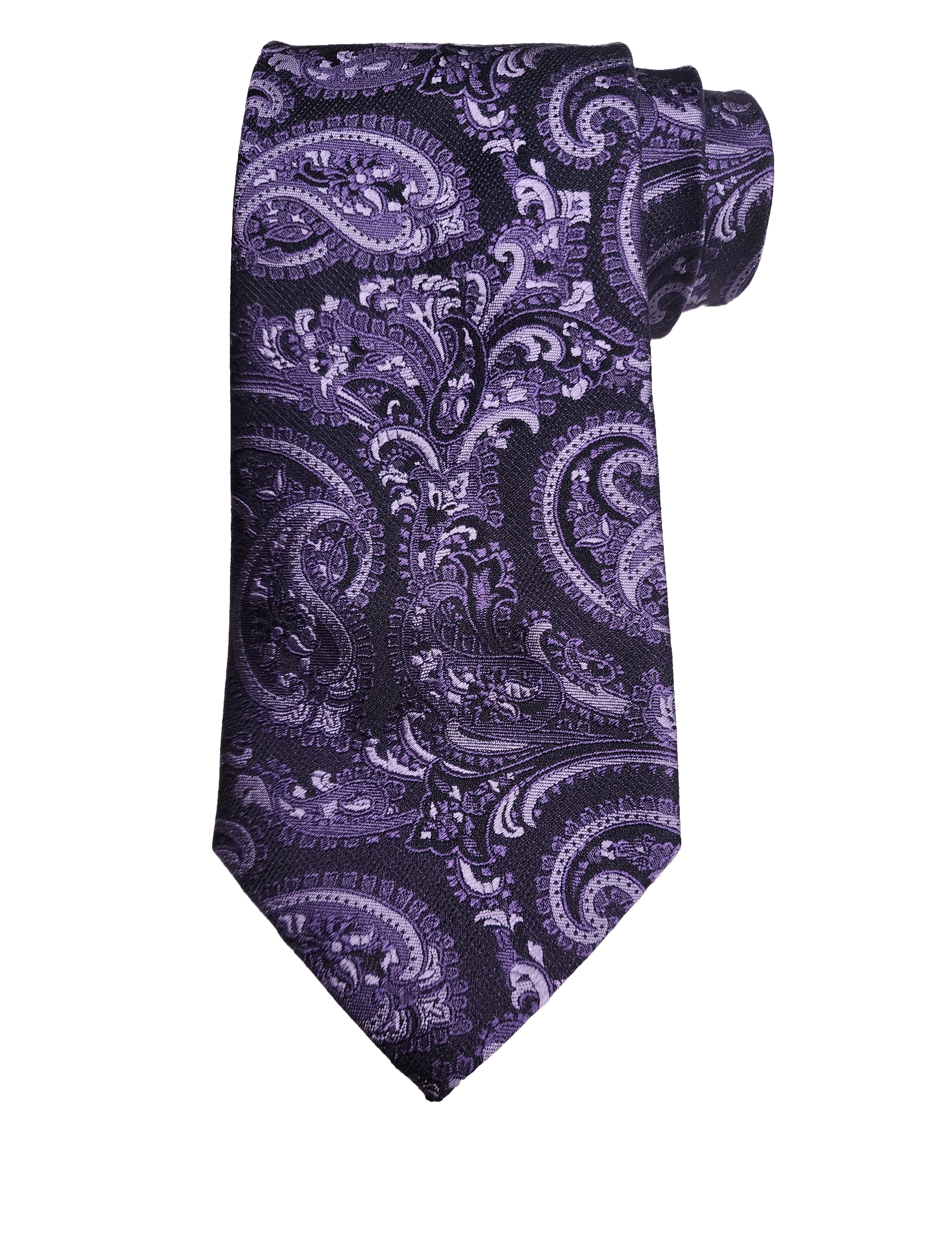 Etro Men's Jacquard Paisley Print Silk Neck Tie, Blue