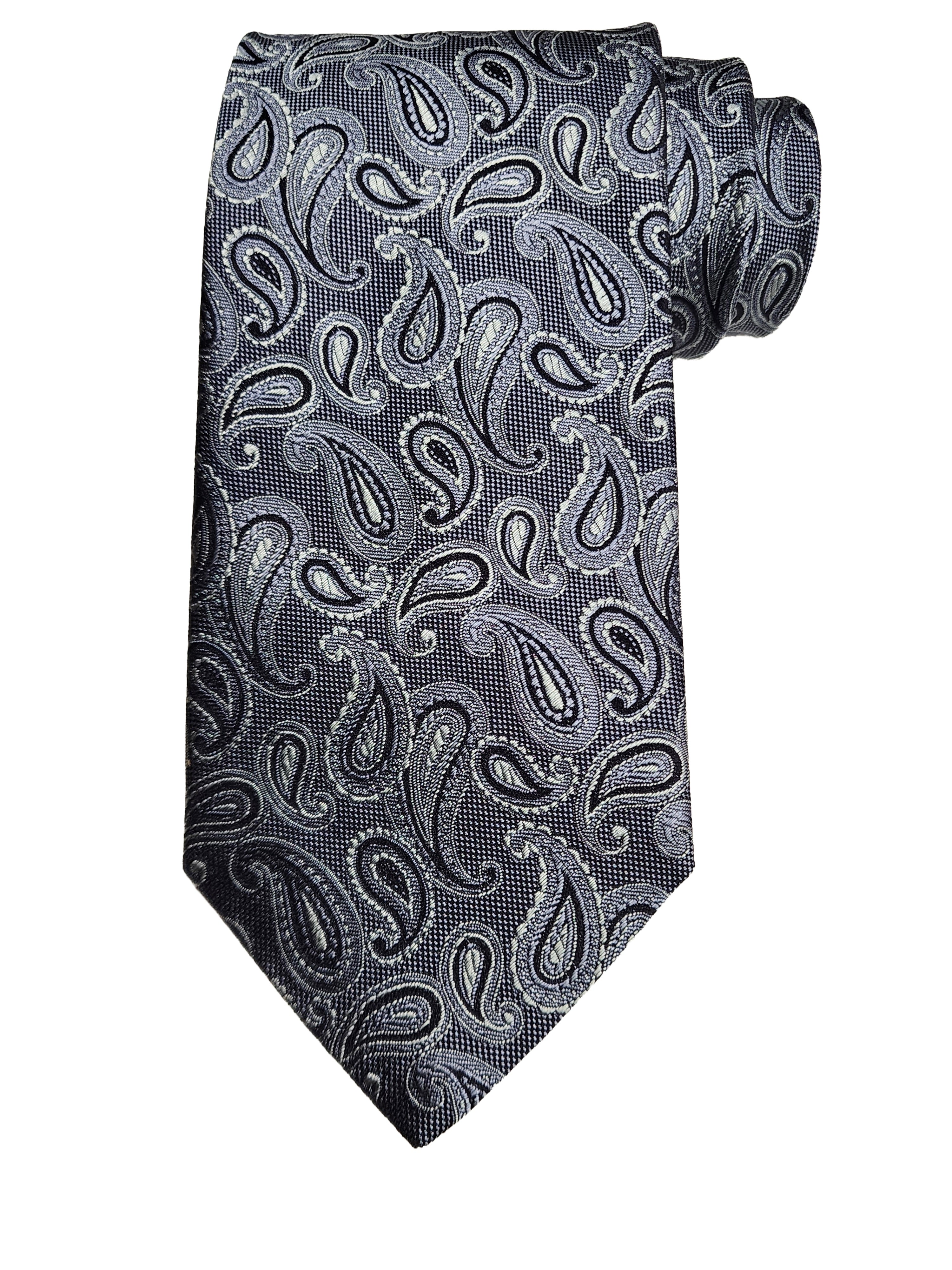 Etro Men's Jacquard Paisley Print Silk Neck Tie, Azzurro