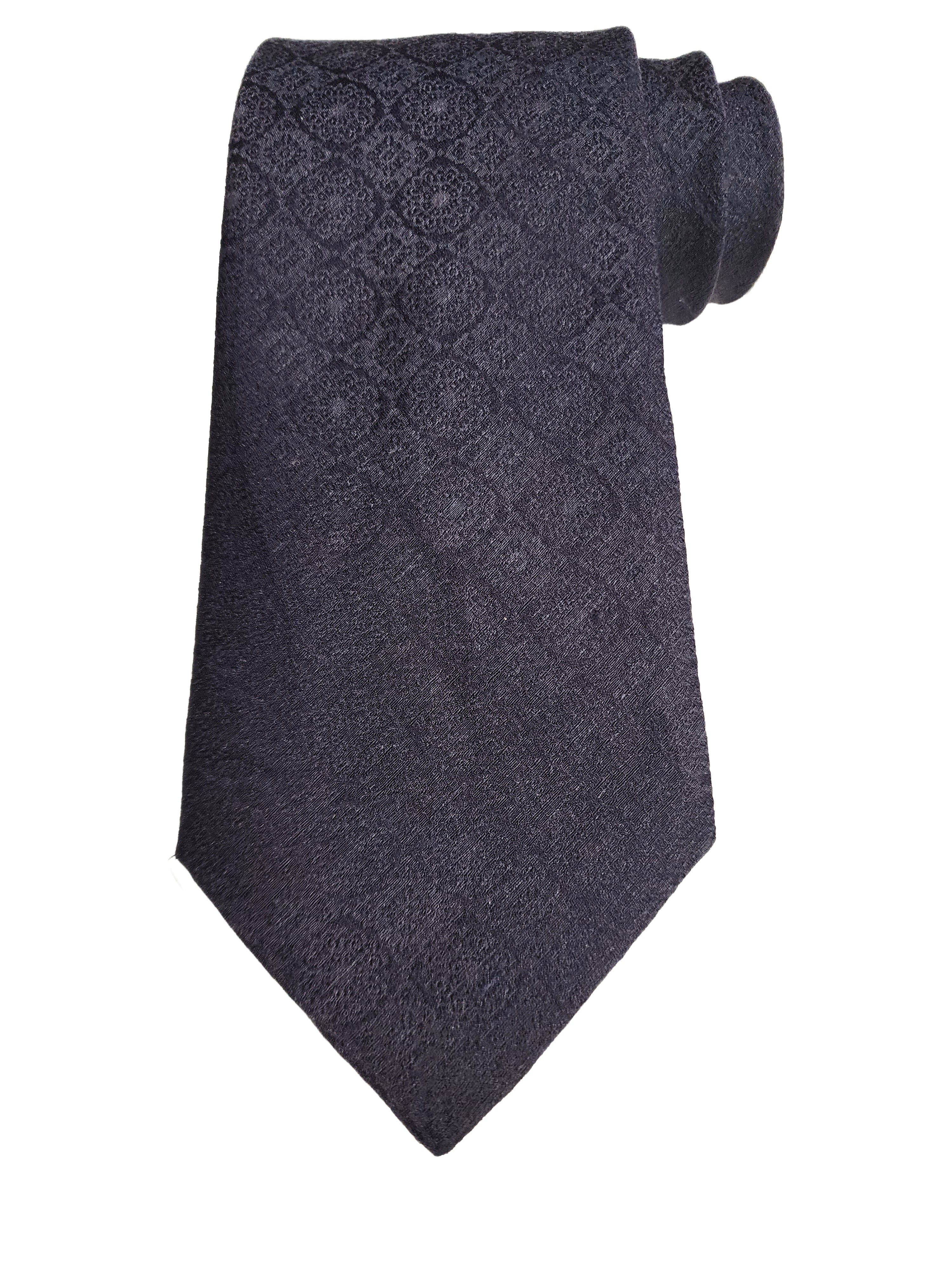 Etro Men's Jacquard Paisley Print Silk Neck Tie, Black
