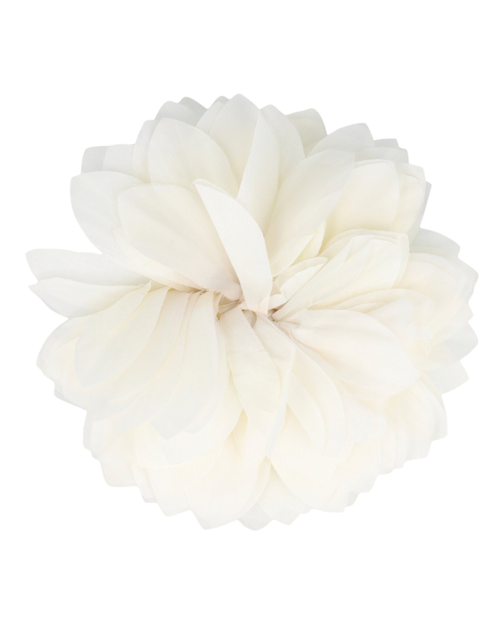 Gucci Womens Flower Silk Brooch White