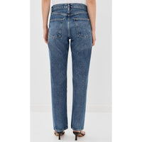 Agolde Women's Lana High-Rise Straight Jeans, Liberty