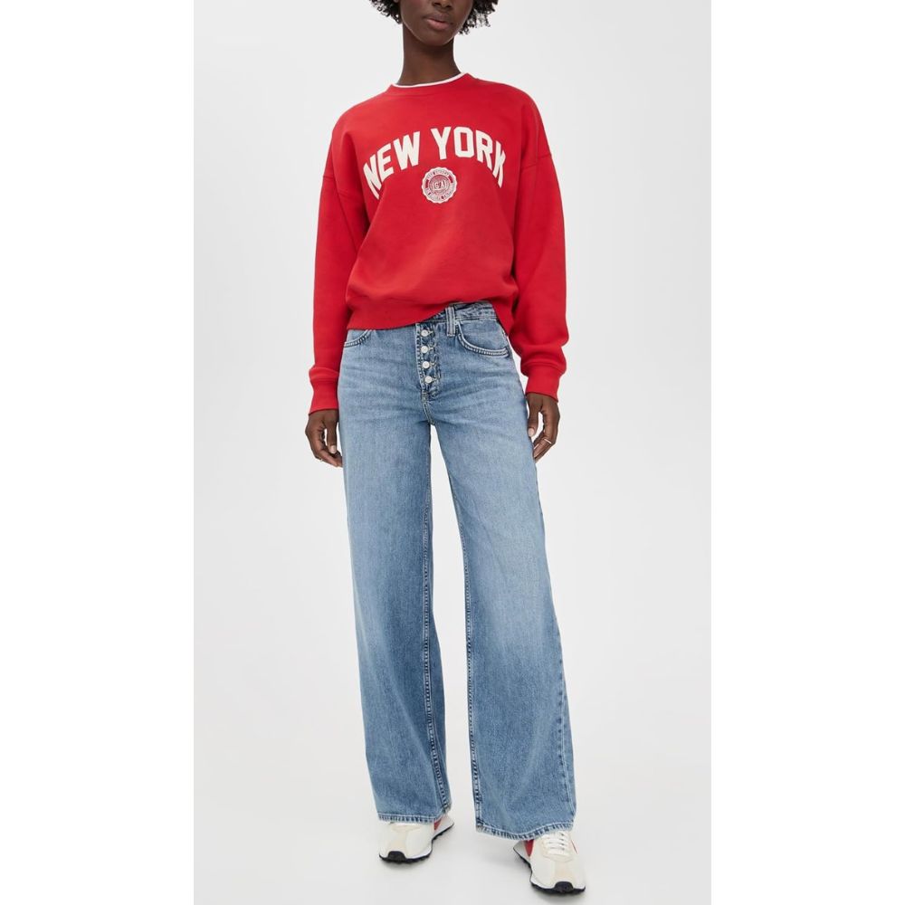Free People Women's Nia Boyfriend Jean, Friday