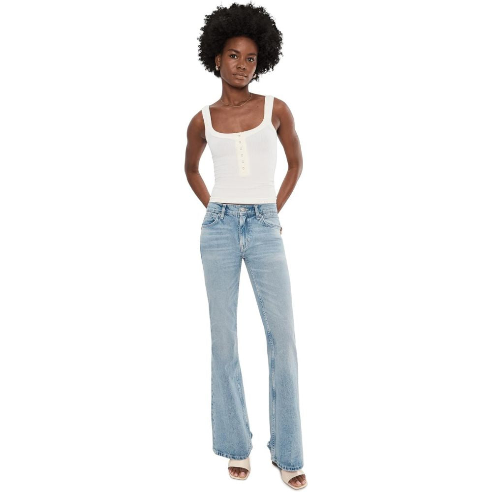 Free People Women's West Coast Relaxed Jeans, Dodger
