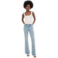 Free People Women's West Coast Relaxed Jeans, Dodger