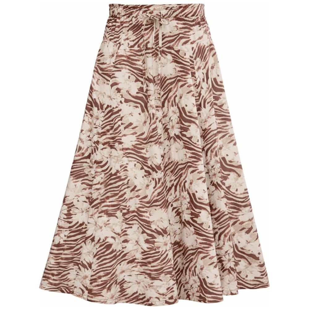 Free People Women's Zephyr Bustle Conveertible Skirt, Chocolate Combo