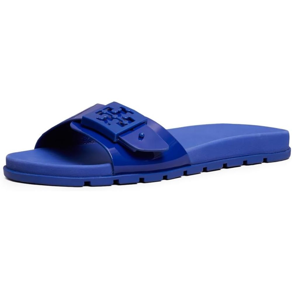 Tory Burch Women's Mellow Buckle Slide, Dark Blue