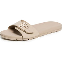 Tory Burch Women's Mellow Buckle Slides, Stone Gray