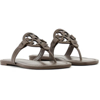 Tory Burch Women's Miller Leather Sandals, Dusk Smoke