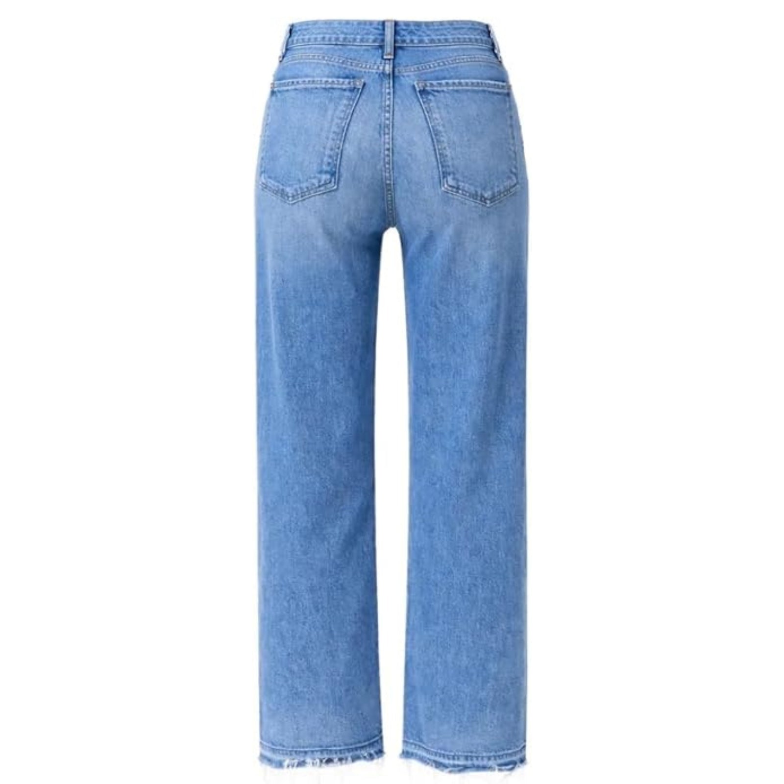 AGOLDE Women's Ren High-Rise Wide Leg Stretch Jeans, Measure