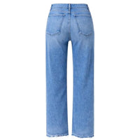 AGOLDE Women's Ren High-Rise Wide Leg Stretch Jeans, Measure