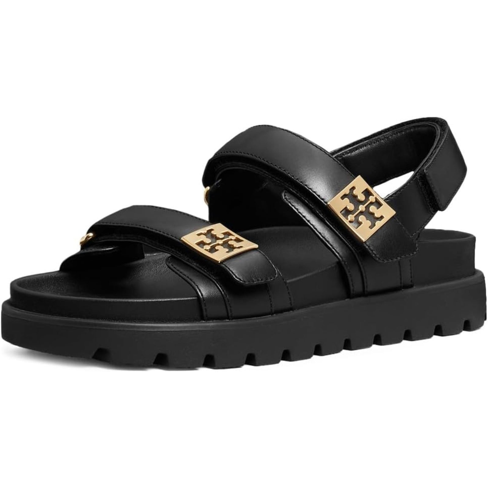 Tory Burch Women's Mellow Sport Sandal, Perfect Black/Gold