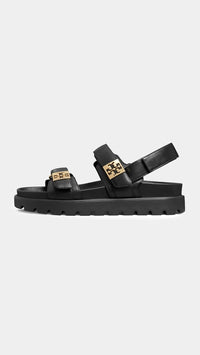 Tory Burch Women's Mellow Sport Sandal, Perfect Black/Gold