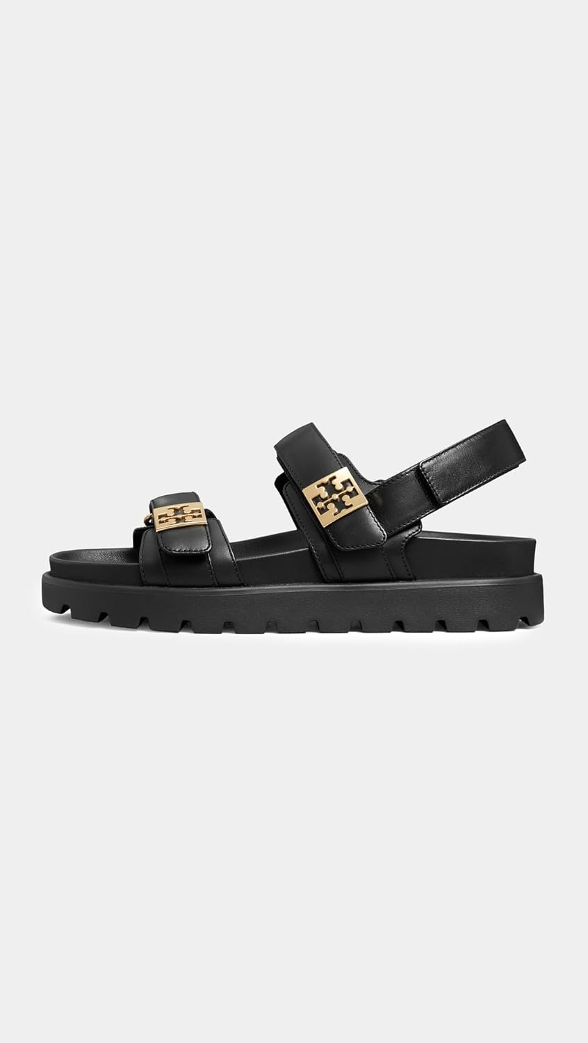 Tory Burch Women's Mellow Sport Sandal, Perfect Black/Gold