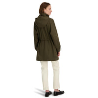 TAHARI Women's Diana Softshell Anorak Water-Resistant Lightweight Jacket w/Detachable Hood
