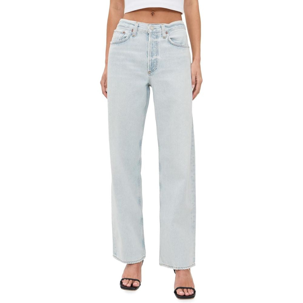 AGOLDE Women's Arc Loose Wide Leg 32" Jeans, Tangent