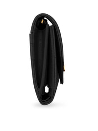 Saint Laurent Saint Laurent Women Cassandre Matelassé Compact Tri-Fold Wallet In Grain De Poudre Embossed Leather