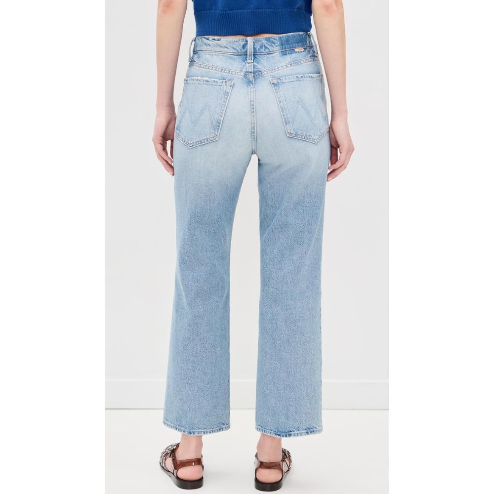 Mother Women's The Rambler Zip Flood Jeans, Reelin in the Fun