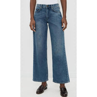 rag & bone Women's Featherweight Saige Ankle Straight Jeans, River