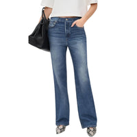 rag & bone Women's Miramar Shea Relaxed Straight Jeans, Cosmo