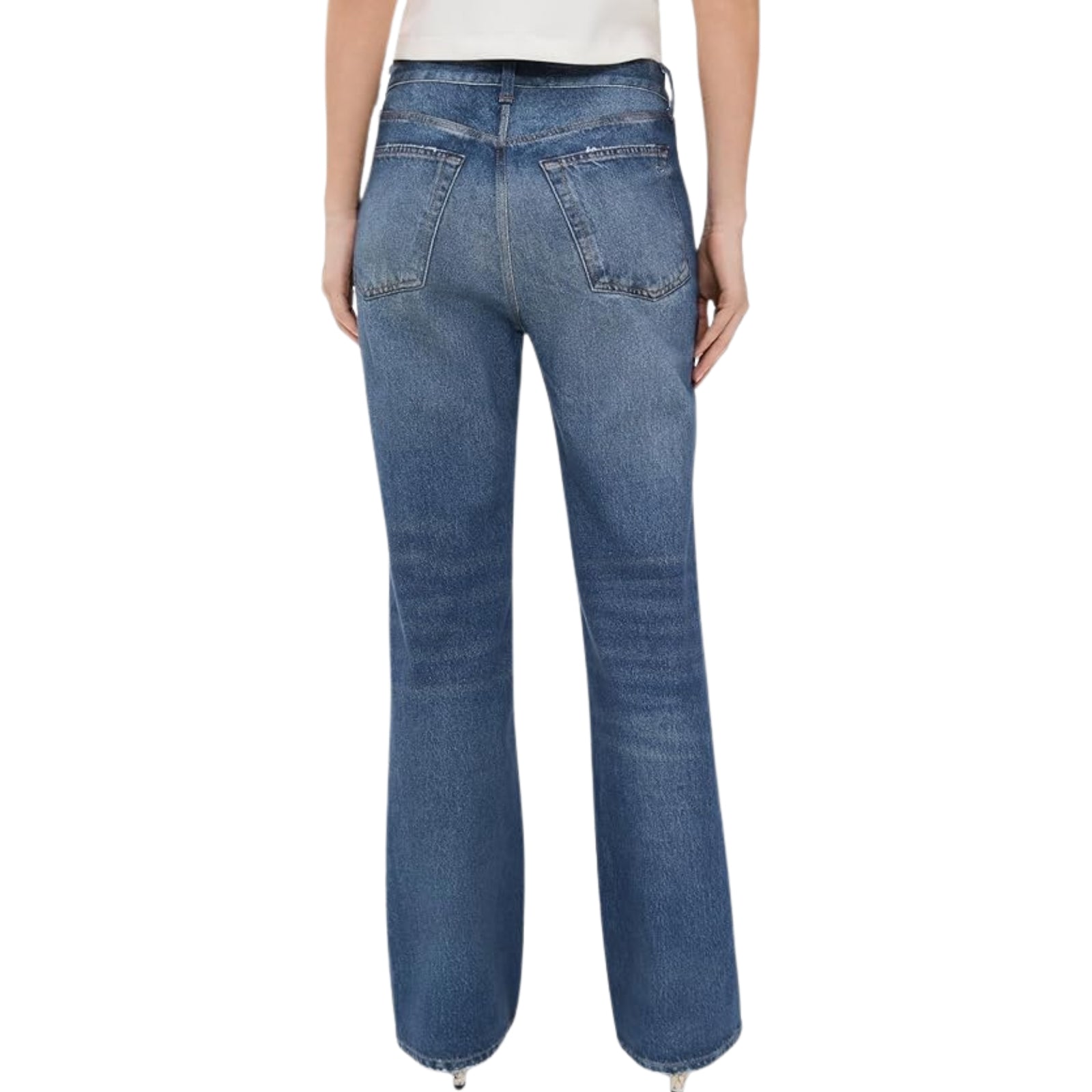 rag & bone Women's Miramar Shea Relaxed Straight Jeans, Cosmo