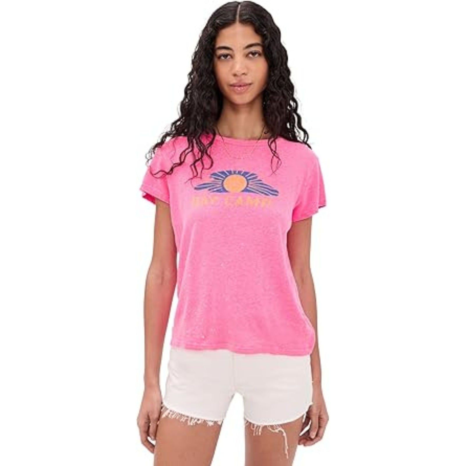 Mother Women's The Lil Sinful Short Sleeve Tee, Day Camp