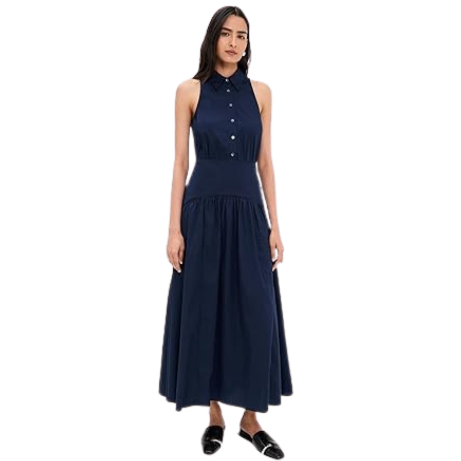 staud long dress STAUD Romy Dress | Blue | Size 4