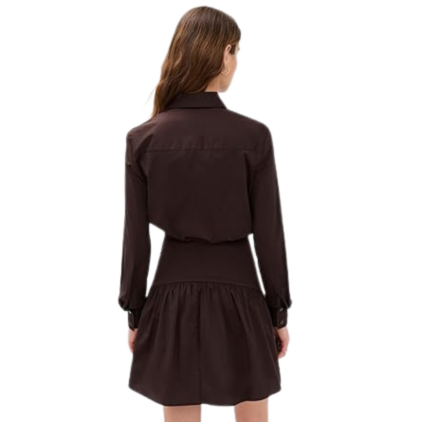 STAUD 'Rocco' Dress Brown
